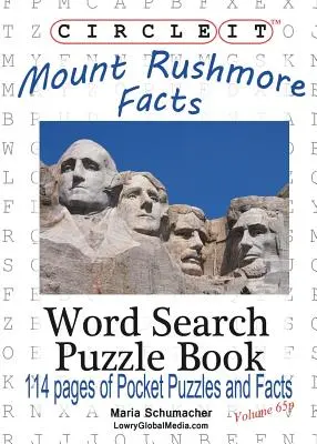 Circle It, Mount Rushmore Fakten, Taschenformat, Wortsuche, Puzzle Buch - Circle It, Mount Rushmore Facts, Pocket Size, Word Search, Puzzle Book