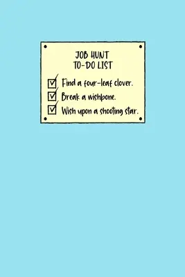 To-Do-Liste für die Jobsuche - Job Hunt To-Do List