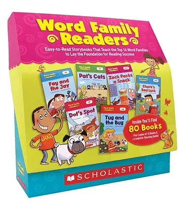 Word Family Readers Set: Leicht zu lesende Geschichtenbücher, die die 16 wichtigsten Wortfamilien lehren und den Grundstein für den Leseerfolg legen - Word Family Readers Set: Easy-To-Read Storybooks That Teach the Top 16 Word Families to Lay the Foundation for Reading Success