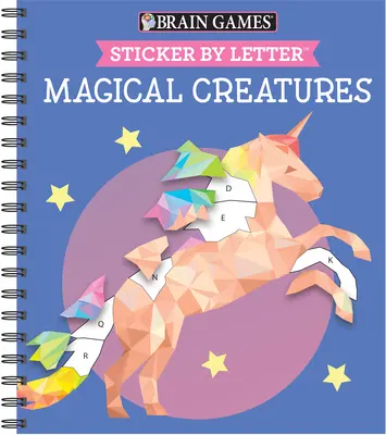 Denkspiele - Sticker nach Buchstaben: Magische Kreaturen (Sticker Puzzles - Kinder Activity Buch) [Mit Sticker(n)] - Brain Games - Sticker by Letter: Magical Creatures (Sticker Puzzles - Kids Activity Book) [With Sticker(s)]