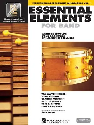 Wesentliche Elemente für Band Avec Eei: Vol. 1 - Percussions/Percussions Melodiques - Essential Elements for Band Avec Eei: Vol. 1 - Percussions/Percussions Melodiques