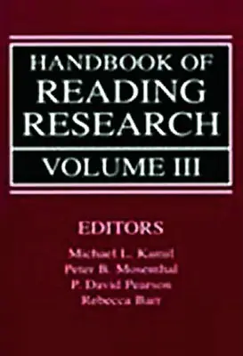 Handbuch der Leseforschung, Band III - Handbook of Reading Research, Volume III