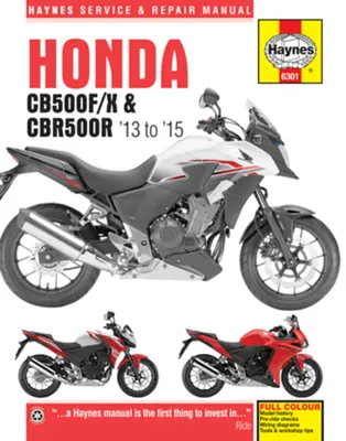 Honda Cb500f/X & Cbr500r: 2013 bis 2020 - Honda Cb500f/X & Cbr500r: 2013 to 2020