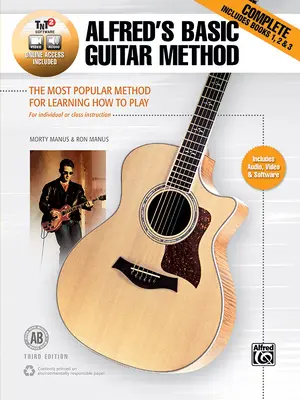 Alfreds Grundlegende Gitarrenmethode, komplett: Die beliebteste Methode zum Erlernen des Spiels, Buch & Online Video/Audio/Software - Alfred's Basic Guitar Method, Complete: The Most Popular Method for Learning How to Play, Book & Online Video/Audio/Software