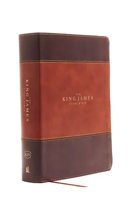 The King James Study Bible, Kunstleder, Braun, Indexiert, Vollfarbige Ausgabe - The King James Study Bible, Imitation Leather, Brown, Indexed, Full-Color Edition