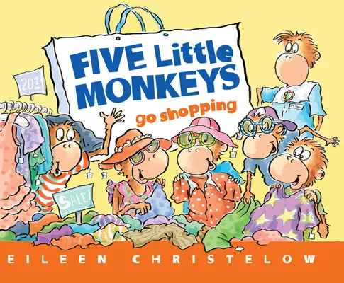 Fünf kleine Äffchen kaufen für die Schule ein - Five Little Monkeys Shopping for School