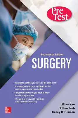 Chirurgie Pretest Self-Assessment and Review, Vierzehnte Ausgabe - Surgery Pretest Self-Assessment and Review, Fourteenth Edition