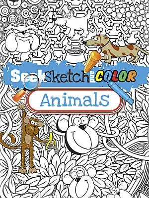 Tiere suchen, skizzieren und ausmalen - Seek, Sketch and Color Animals