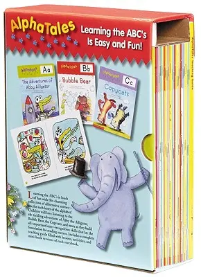 AlphaTales: Ein Set von 26 unwiderstehlichen Tiergeschichten, die das phonemische Bewusstsein fördern und jeden Buchstaben des Alphabets lehren [mit Lehrerhandbuch] - AlphaTales: A Set of 26 Irresistible Animal Storybooks That Build Phonemic Awareness & Teach Each Letter of the Alphabet [With Teacher's Guide]