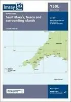 Imray Karte Y50 Laminiert - Laminierte Y50 Saint Mary's, Tresco und umliegende Inseln (Kleinformat) - Imray Chart Y50 Laminated - Laminated Y50 Saint Mary's, Tresco and Surrounding Islands (Small Format)