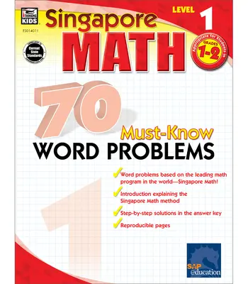 70 Muss-Wortaufgaben, Klassen 1 - 2 - 70 Must-Know Word Problems, Grades 1 - 2