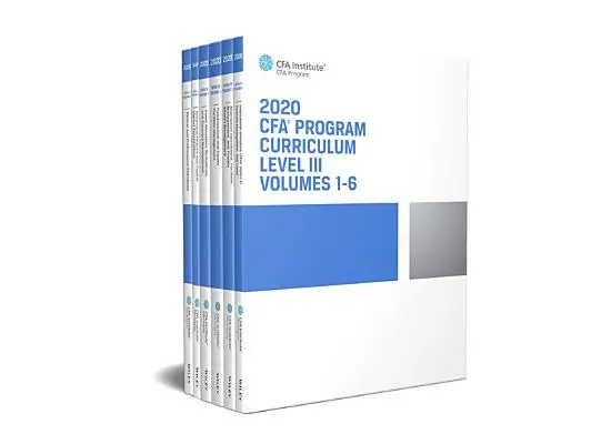 Cfa-Programm-Lehrplan 2020 Stufe III, Bände 1 - 6 - Cfa Program Curriculum 2020 Level III, Volumes 1 - 6