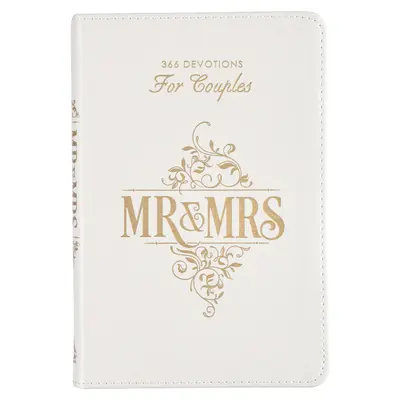 Geschenkbuch Mr. & Mrs. White Faux Leather - Gift Book Mr. & Mrs. White Faux Leather