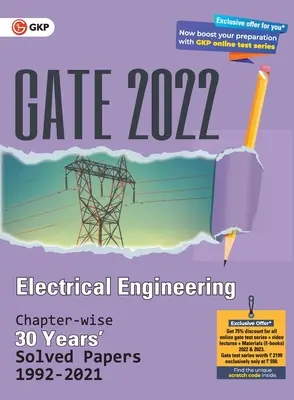 GATE 2022 Electrical Engineering - 30 Years Chapterwise Solved Paper (1992-2021) (G K Publications (P) Ltd)