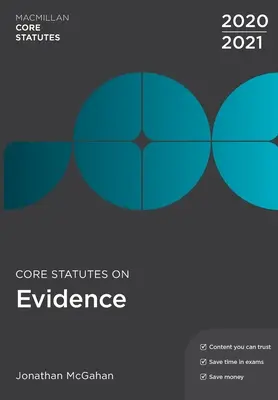 Grundlegende Statuten zur Beweisführung 2020-21 - Core Statutes on Evidence 2020-21