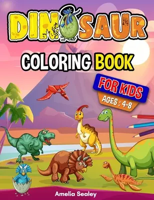 Dinosaurier-Malbuch für Kinder: Dino-Malbuch, lustiges Kinder-Malbuch für Jungen und Mädchen zum Entspannen und Stressabbau - Dinosaur Coloring Book for Kids: Dino Coloring Book, Fun Children's Coloring Book for Boys and Girls for Relaxation and Stress Relief