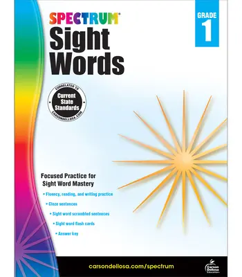 Spectrum Sight Words, Klasse 1 - Spectrum Sight Words, Grade 1