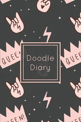 Doodle Tagebuch: Schreibanregungen & leere linierte Seiten zum Zeichnen, Geschenk für Mädchen, Notizbuch, Journal, Buch - Doodle Diary: Writing Prompts & Blank Lined Drawing Pages, Girls Gift, Notebook, Journal, Book