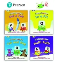 Lesen lernen zu Hause mit Alphablocks: Phase 2 - Reception Term 1 (4 belletristische Bücher) Pack B - Learn to Read at Home with Alphablocks: Phase 2 - Reception Term 1 (4 fiction books) Pack B