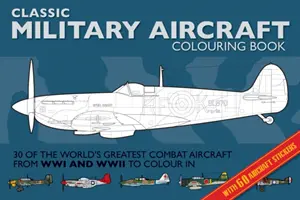 Militärflugzeug-Malbuch - Military Aircraft Colouring Book