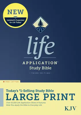 KJV Life Application Study Bible, dritte Auflage, Großdruck (Red Letter, Hardcover) - KJV Life Application Study Bible, Third Edition, Large Print (Red Letter, Hardcover)