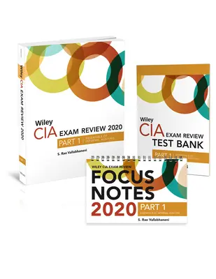 Wiley CIA Exam Review 2020 + Test Bank + Focus Notes: Teil 1, Grundlagen der Innenrevision Set - Wiley CIA Exam Review 2020 + Test Bank + Focus Notes: Part 1, Essentials of Internal Auditing Set