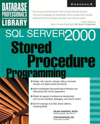 SQL Server 2000 Stored Procedure-Programmierung - SQL Server 2000 Stored Procedure Programming
