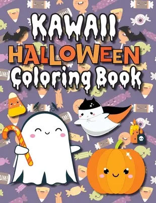 Kawaii Halloween-Malbuch: (Alter 4-8, 6-12, 8-12, 12+) Ganzseitige Monster, gruselige Tiere und mehr! (Halloween Geschenk für Kinder, Enkelkinder, Erwachsene, - Kawaii Halloween Coloring Book: (Ages 4-8, 6-12, 8-12, 12+) Full-Page Monsters, Spooky Animals, and More! (Halloween Gift for Kids, Grandkids, Adults,