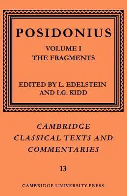 Posidonius: Band 1, die Fragmente - Posidonius: Volume 1, the Fragments