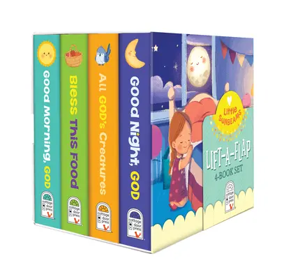 Kleine Sonnenstrahlen Religiöses Hebe-Klappe 4-Bücher-Set - Little Sunbeams Religious Lift-A-Flap 4-Book Set