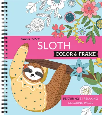 Color & Frame - Faultier (Malbuch für Erwachsene) - Color & Frame - Sloth (Adult Coloring Book)