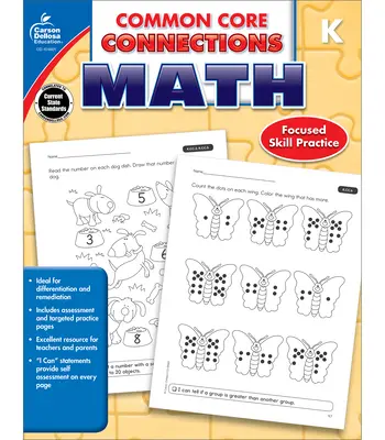 Common Core Connections Mathematik, Klasse K - Common Core Connections Math, Grade K