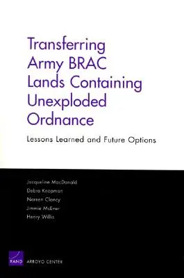 Übertragung von BRAC-Land der Armee, das nicht zur Wirkung gelangte Kampfmittel enthält: Gelernte Lektionen und zukünftige Optionen - Transferring Army BRAC Lands Containing Unexploded Ordnance: Lessons Learned and Future Options