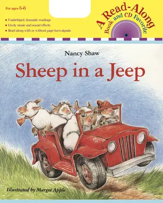 Schafe im Jeep Buch & CD [mit CD] - Sheep in a Jeep Book & CD [With CD]