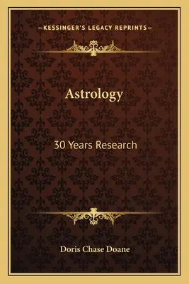 Astrologie: 30 Jahre Forschung - Astrology: 30 Years Research