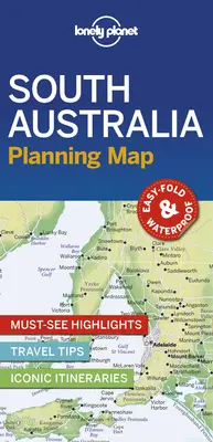 Lonely Planet Südaustralien Planungskarte 1 - Lonely Planet South Australia Planning Map 1