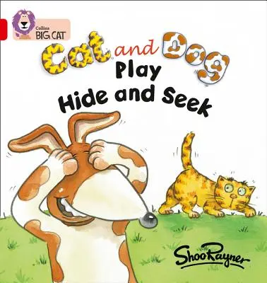 Katze und Hund spielen Verstecken und Suchen - Cat and Dog Play Hide and Seek