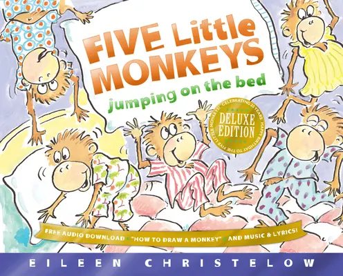 Fünf kleine Äffchen, die auf dem Bett hüpfen Deluxe Edition - Five Little Monkeys Jumping on the Bed Deluxe Edition