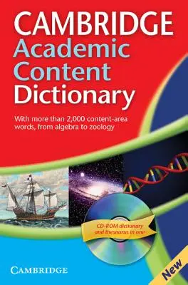 Cambridge Academic Content Dictionary Referenzbuch [Mit CDROM] - Cambridge Academic Content Dictionary Reference Book [With CDROM]