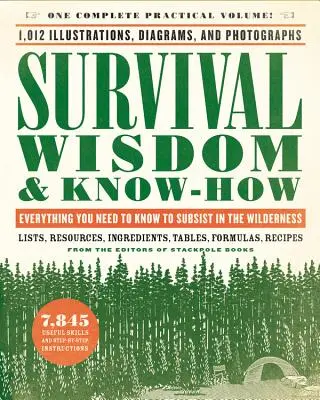 Überlebenswissen & Know-How: Alles, was Sie zum Überleben in der Wildnis wissen müssen - Survival Wisdom & Know-How: Everything You Need to Know to Subsist in the Wilderness