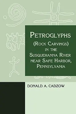 Petroglyphen (Felsritzungen) im Susquehanna River bei Safe Harbor, Pennsylvania - Petroglyphs (Rock Carvings) in the Susquehanna River near Safe Harbor, Pennsylvania