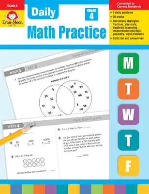 Tägliche Mathematikübungen, Klasse 4 - Daily Math Practice, Grade 4