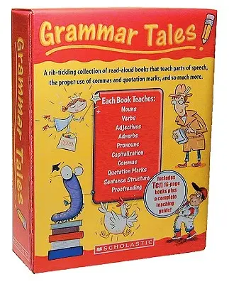 Grammatik-Geschichten-Box-Set: Eine rippenkitzelnde Sammlung von Vorlesebüchern, die 10 wesentliche Regeln der Verwendung und Mechanik lehren - Grammar Tales Box Set: A Rib-Tickling Collection of Read-Aloud Books That Teach 10 Essential Rules of Usage and Mechanics