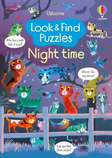 Suchen und Finden Puzzles Nacht - Look and Find Puzzles Night time