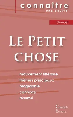 Vorlesungsfolien Le Petit chose de Alphonse Daudet (Vollständige Literaturanalyse und Zusammenfassung) - Fiche de lecture Le Petit chose de Alphonse Daudet (Analyse littraire de rfrence et rsum complet)