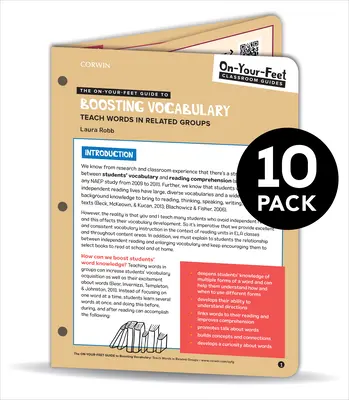 BUNDLE: Robb: Der Leitfaden zur Wortschatzerweiterung: 10er-Pack - BUNDLE: Robb: The On-Your-Feet Guide to Boosting Vocabulary: 10 Pack