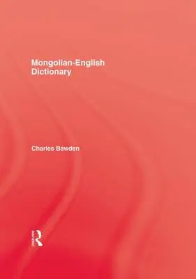 Mongolisch Englisch Wörterbuch - Mongolian English Dictionary