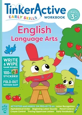 Tinkeractive Early Skills English Language Arts Arbeitsbuch ab 3 Jahren - Tinkeractive Early Skills English Language Arts Workbook Ages 3+