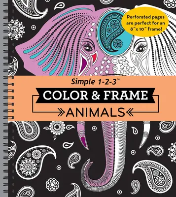 Color & Frame - Tiere (Ausmalbuch für Erwachsene) - Color & Frame - Animals (Adult Coloring Book)