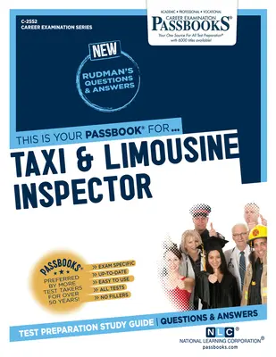 Inspektor für Taxis und Limousinen (C-2552): Studienführer für Sparbücher - Taxi and Limousine Inspector (C-2552): Passbooks Study Guide